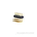 Cabezal de clavija de 1,27 mm de doble fila PA6T
